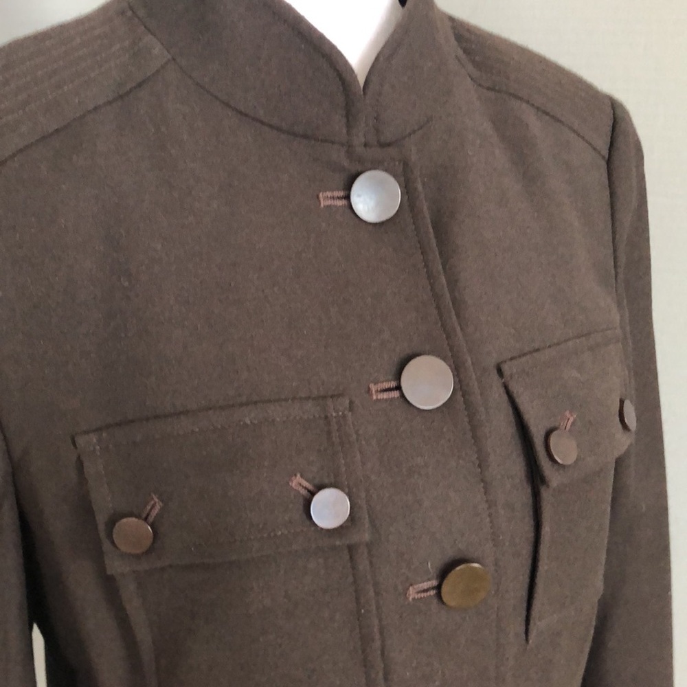 Talbots Chocolate Brown Wool Jacket